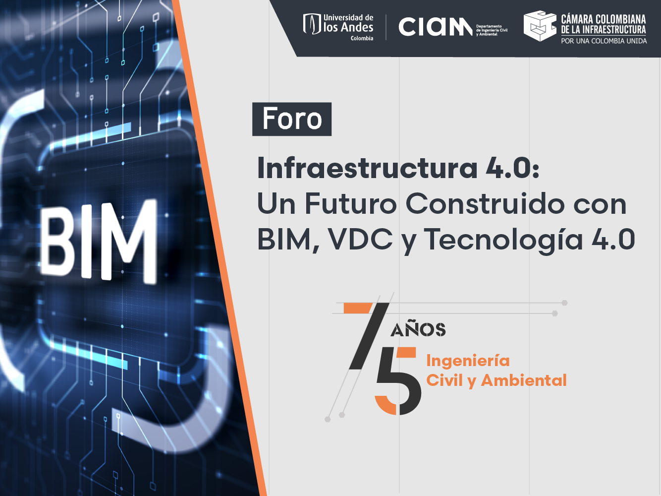 Foro Infraestructura 4.0: Un futuro construido con BIM, VDC y tecnología 4.0