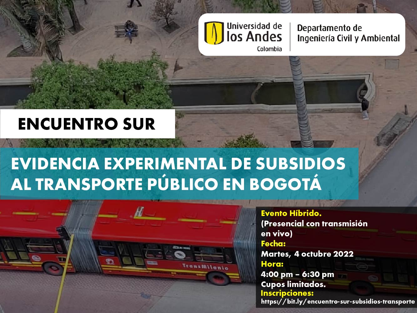 ENCUENTRO SUR: Evidencia experimental de subsidios al transporte público en Bogotá