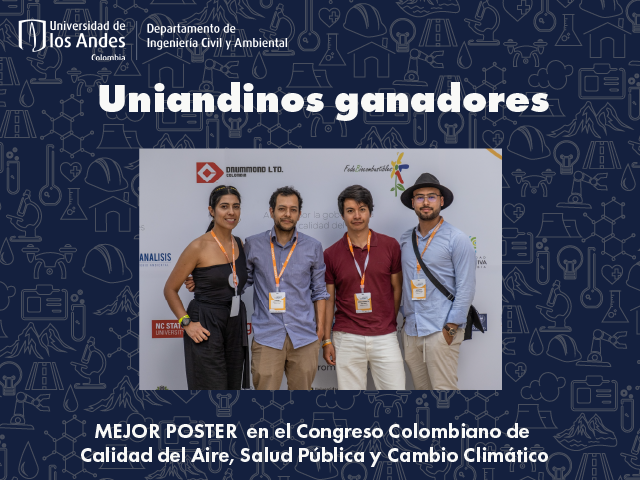 Mejor poster en el Congreso Colombiano de Calidad del Aire, Salud Pública y Cambio Climático