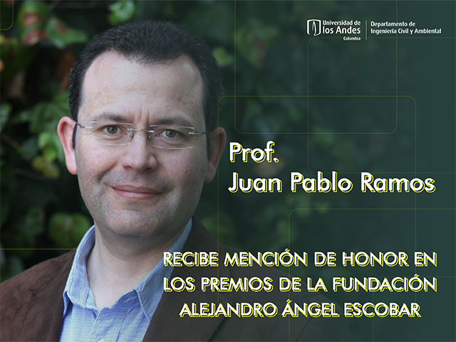Juan Pablo Ramos gana premio Alejandro Ángel Escobar