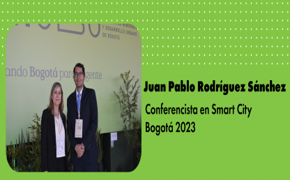 Juan Pablo Rodríguez Sánchez Conferencista en Smart City Bogotá 2023